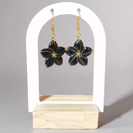 "Fleurs noires & or"