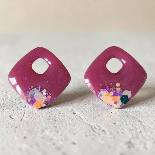 Alya (violet nacré et paillettes)