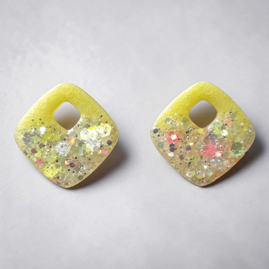 Alya (jaune citron et paillettes)