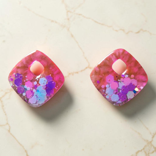 Alya (rose fluo et paillettes)
