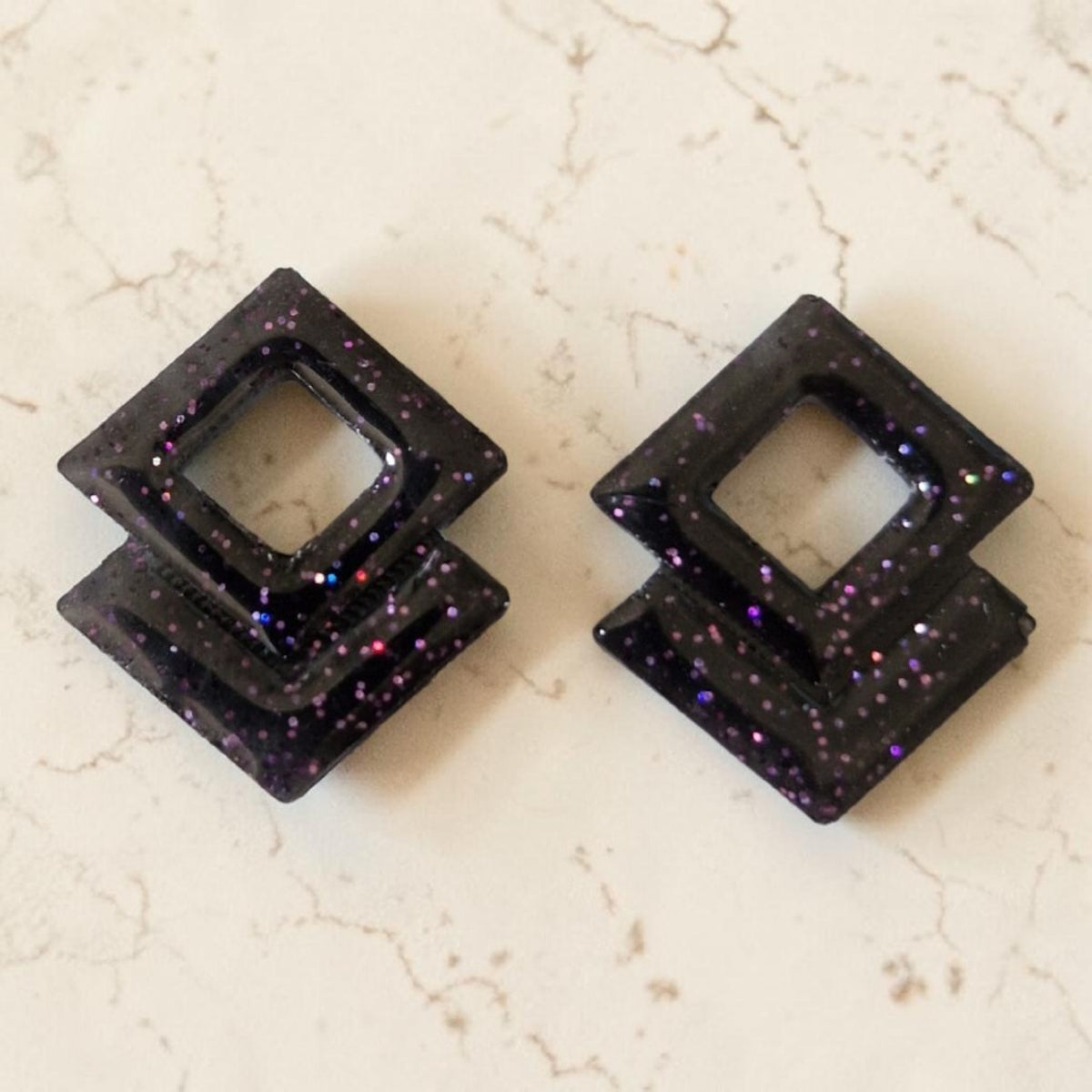 Calypso (noir et mini paillettes)