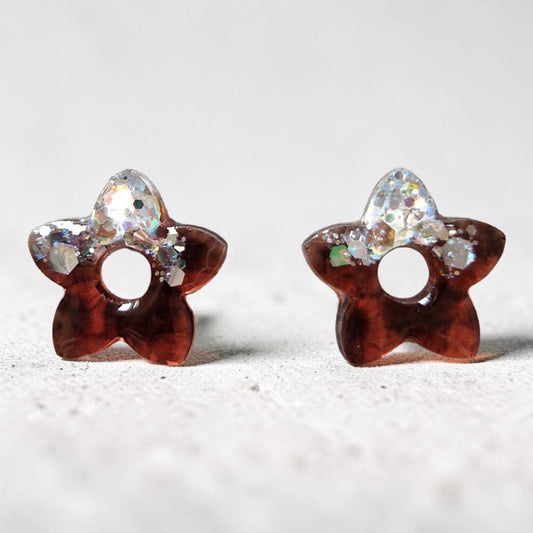 Félicie (marron & paillettes)