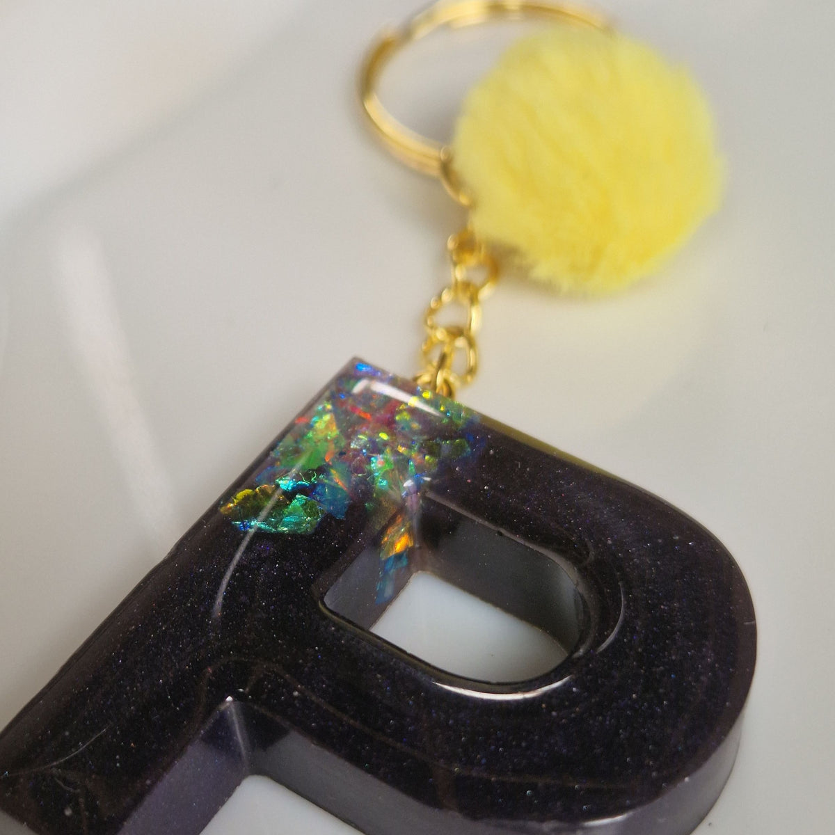 Porte-clés lettre "P"