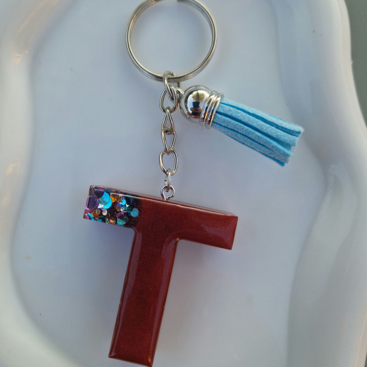 Porte-clés lettre "T"